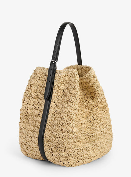 Toteme Raffia Shoulder Bag