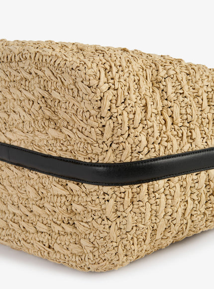 Toteme Raffia Shoulder Bag