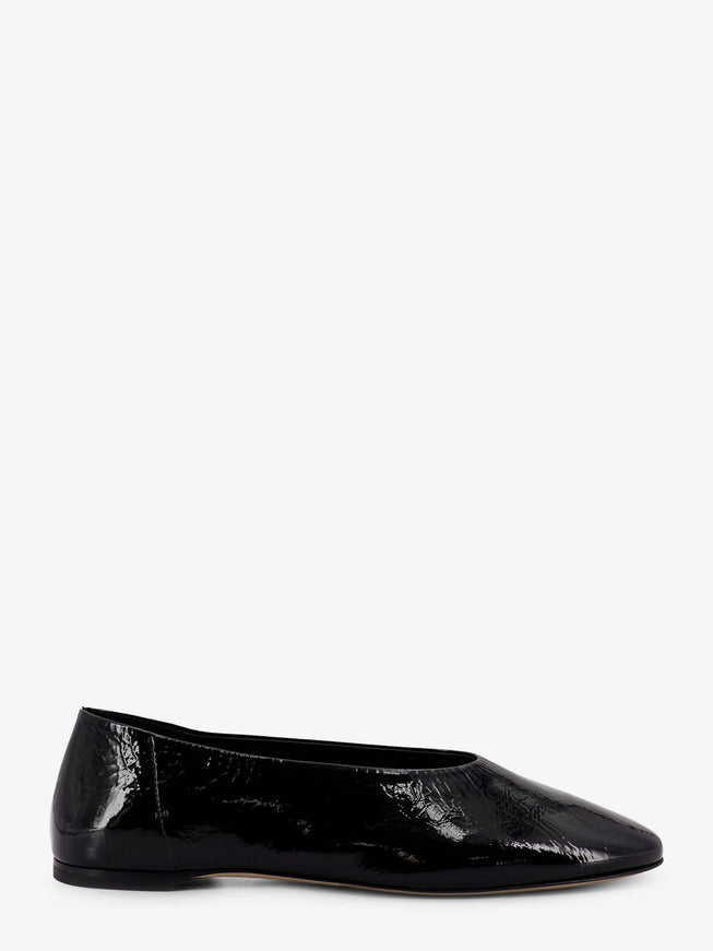 Toteme Patent Leather Ballerinas Black