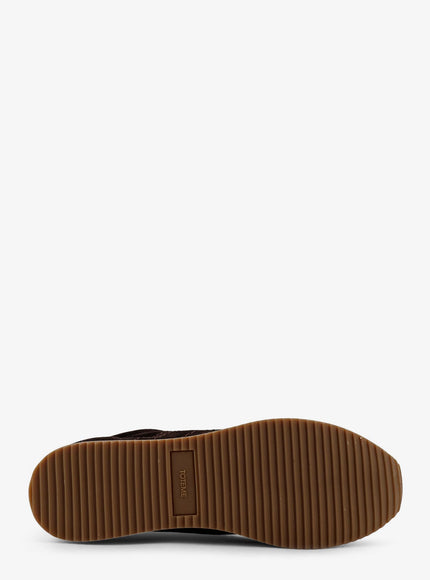 Toteme Leather Sneakers With Stitching Detail