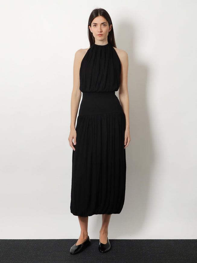 Toteme Soft Gathered Viscose Dress