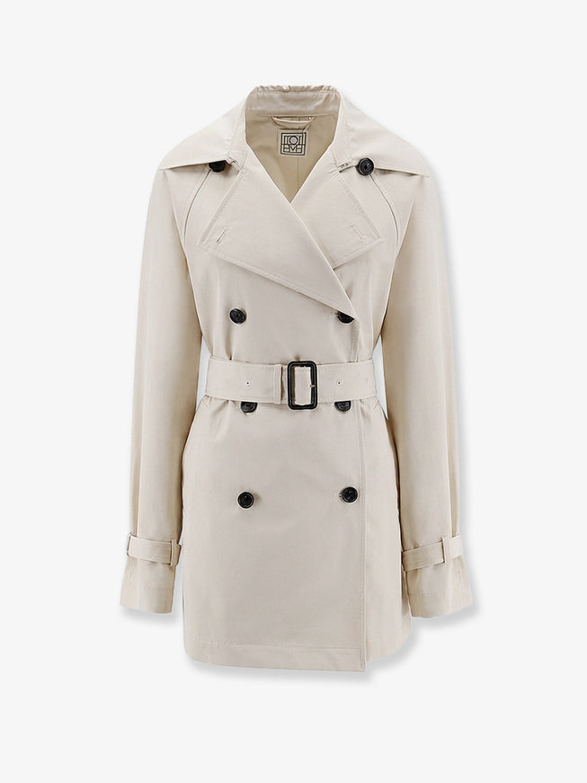 Toteme Trench Washed Cotton Stone