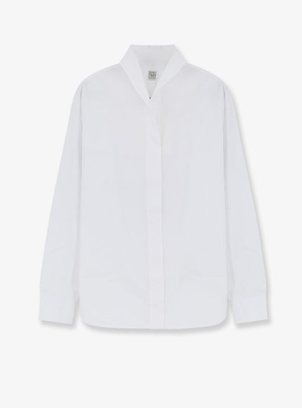 Toteme Oversized Cotton Shirt White