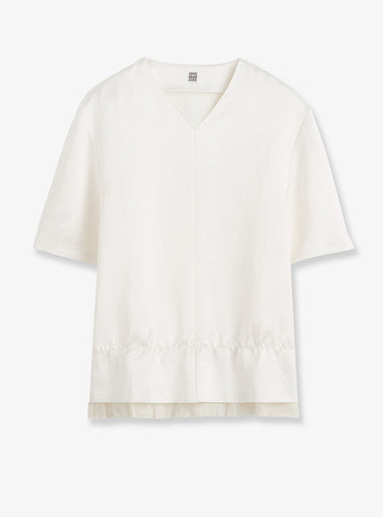 Toteme Pullover Satin Top White