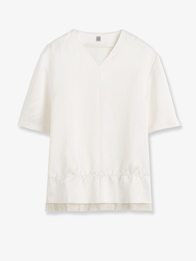 Toteme Pullover Satin Top White
