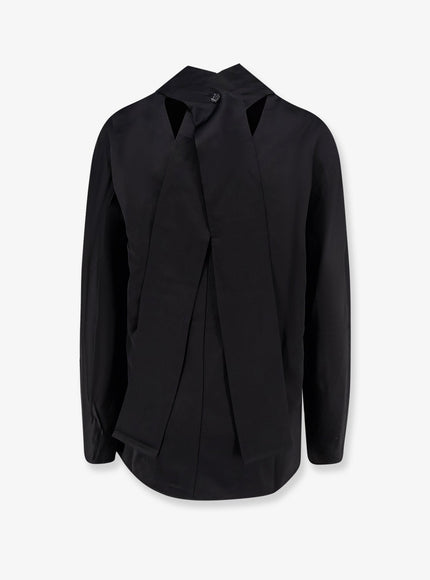 Toteme Cowl Neck Viscose And Linen Shirt