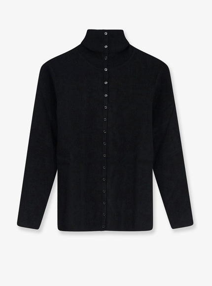 Toteme Viscose Blend Cardigan Black