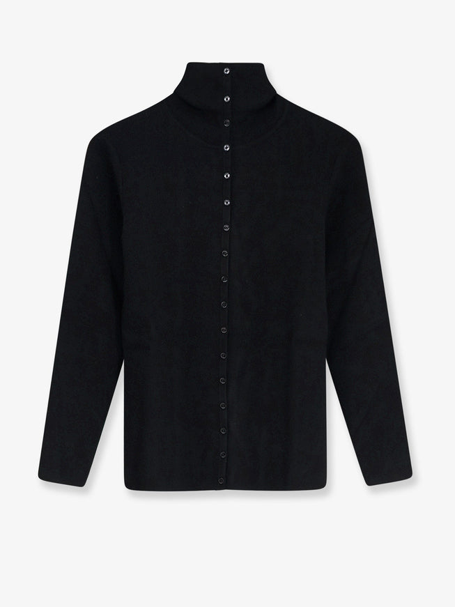 Toteme Viscose Blend Cardigan Black