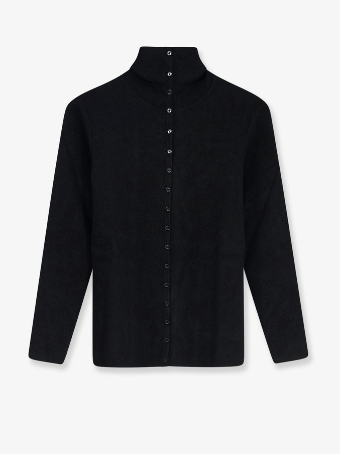 Toteme Viscose Blend Cardigan Black
