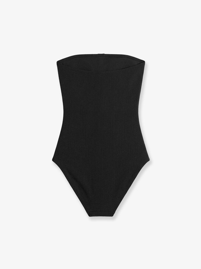 Toteme One-Piece Swimsuit With Ribbed Knit