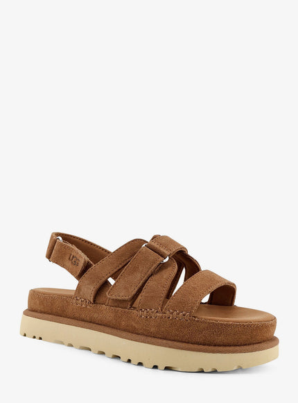 Ugg Goldenstar Gleam Sandals In Suede
