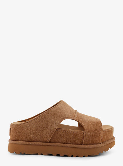Ugg W Goldenstar Suede Sandals Marrone