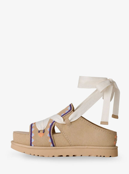 Ugg Goldenstar Hi Artistitch Suede Sandals