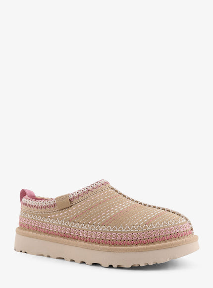 Ugg W Tasman Meadow Suede Sandals With Multicolor Stitching