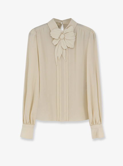 Valentino Silk Shirt Vaniglia