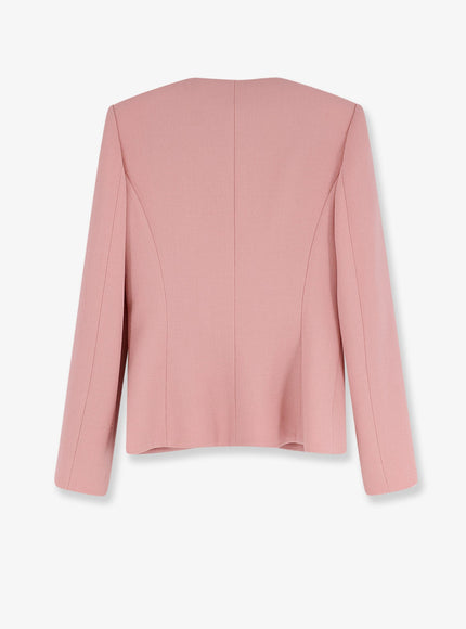 Valentino Wool Crepe Blazer With Bow