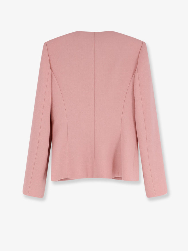 Valentino Wool Crepe Blazer With Bow
