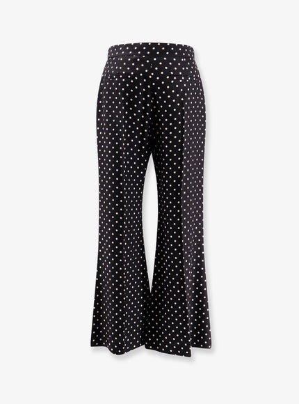 Valentino Polka-Dots Viscose Trousers