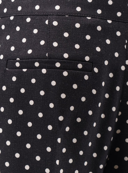 Valentino Polka-Dots Viscose Trousers
