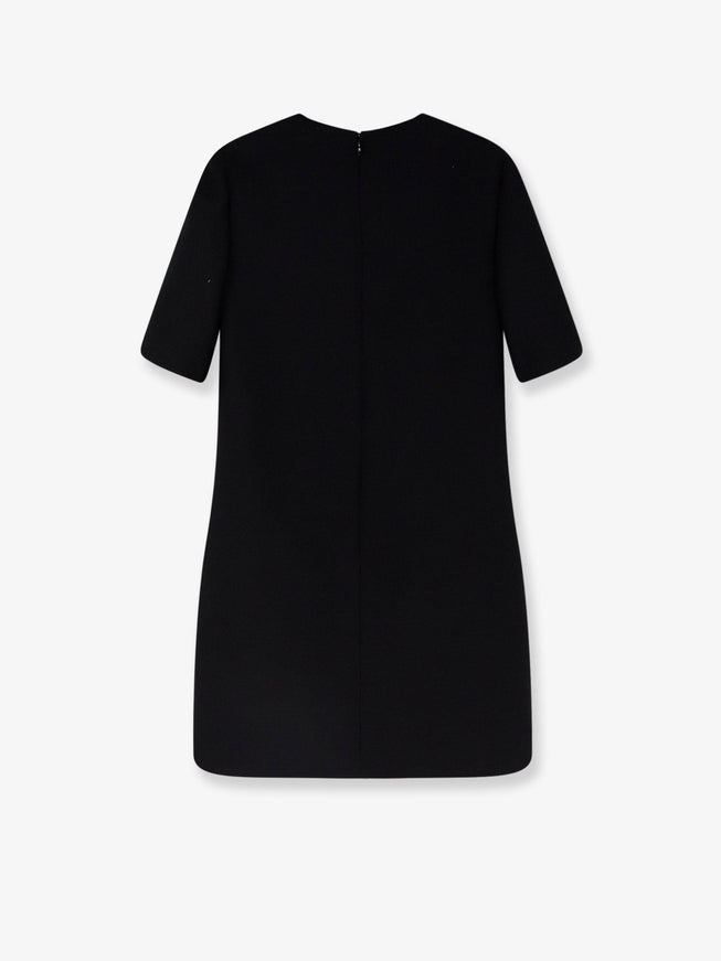 Valentino Virgin Wool And Silk Mini Dress
