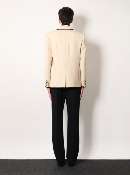 Valentino Single-Breasted Virgin Wool Blazer