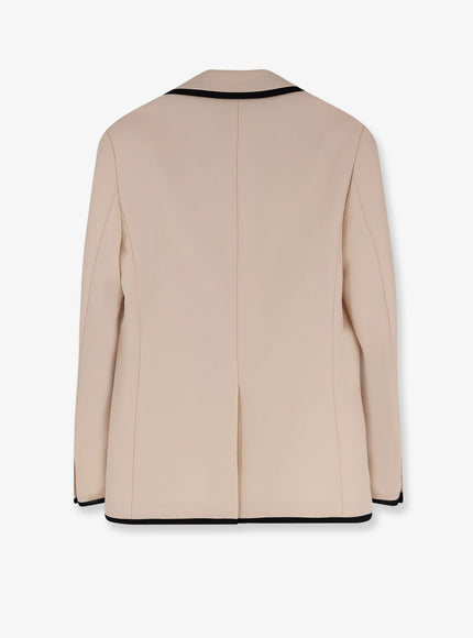 Valentino Single-Breasted Virgin Wool Blazer