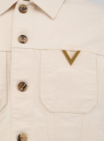 Valentino White Denim Jacket