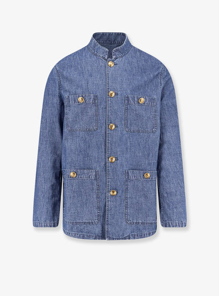 Valentino Valentino Denim Sahariana Jacket Medium Blue Denim