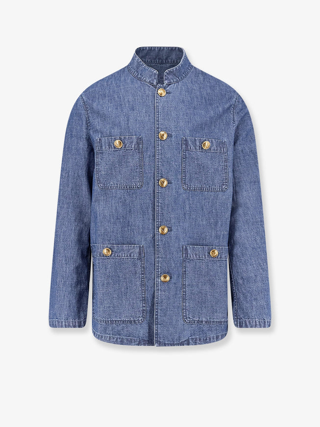 Valentino Valentino Denim Sahariana Jacket Medium Blue Denim