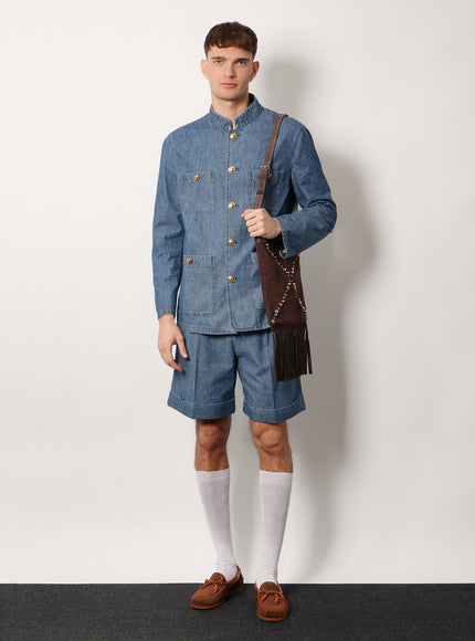 Valentino Valentino Denim Sahariana Jacket