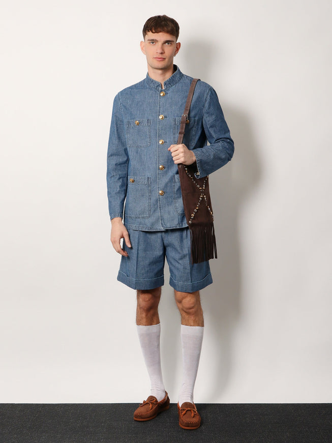 Valentino Valentino Denim Sahariana Jacket