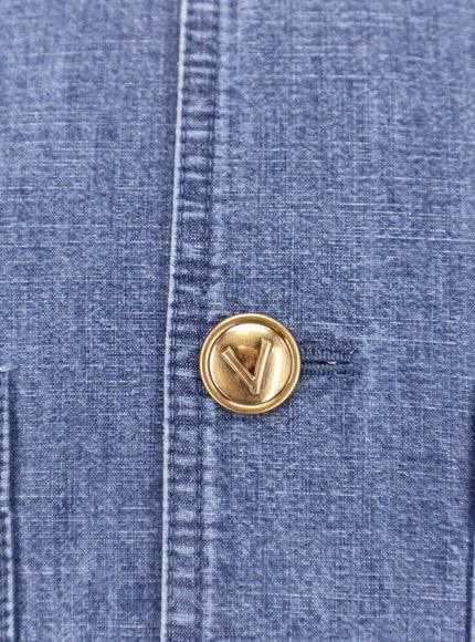 Valentino Valentino Denim Sahariana Jacket