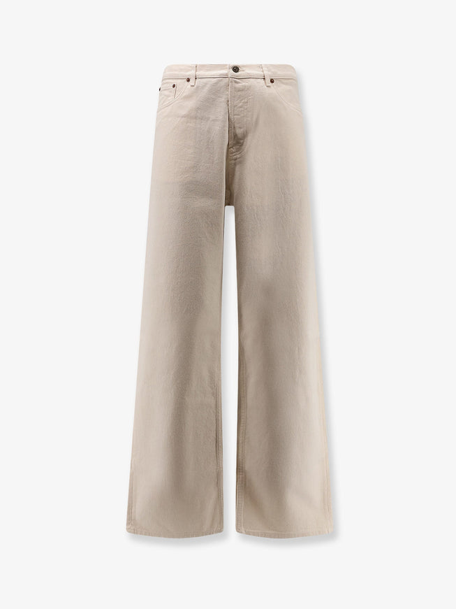 Valentino Five Pockets Cotton Trousers Avorio