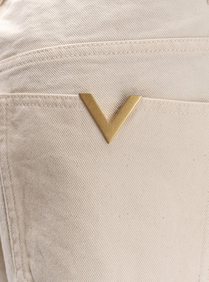 Valentino Five Pockets Cotton Trousers