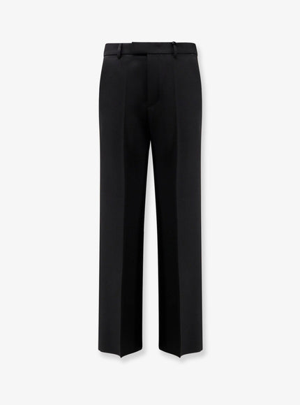 Valentino Virgin Wool Trousers Nero