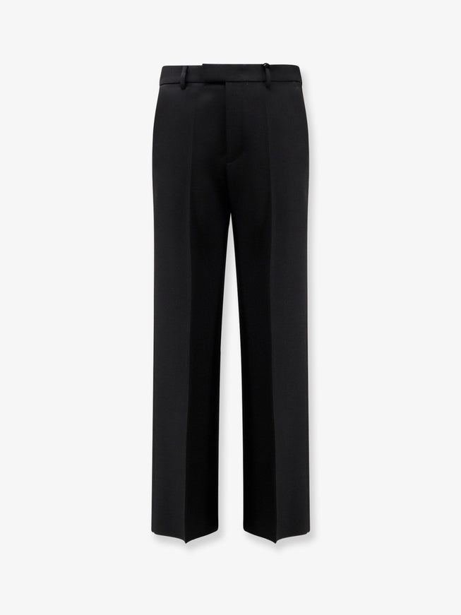 Valentino Virgin Wool Trousers Nero