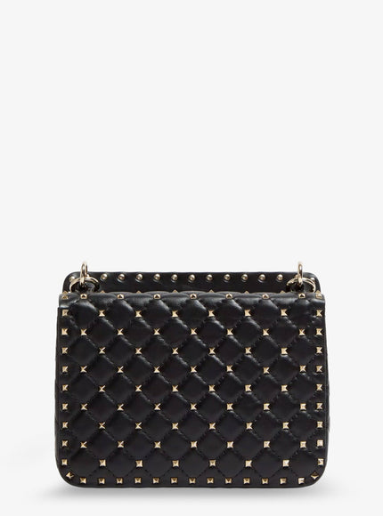 Valentino Garavani Rockstud Spike Leather Crossbody Bag With Iconic All-Over Studs