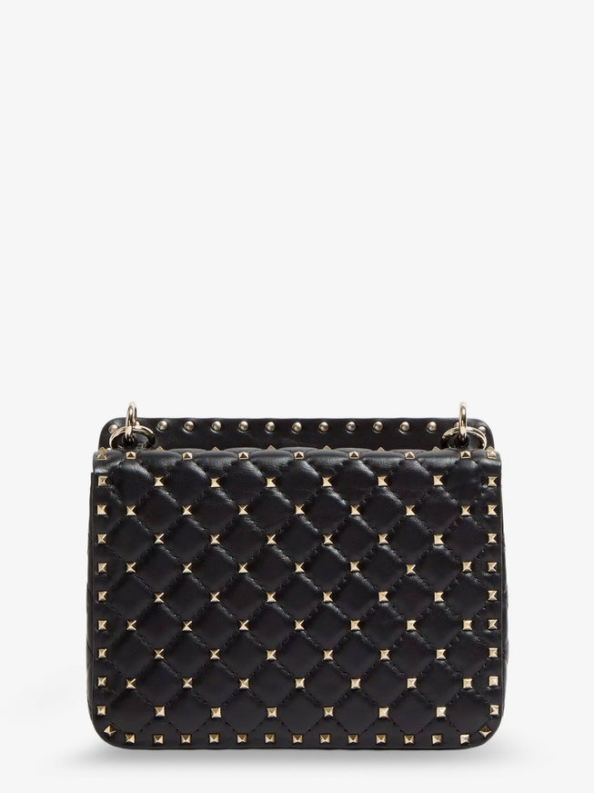 Valentino Garavani Rockstud Spike Leather Crossbody Bag With Iconic All-Over Studs