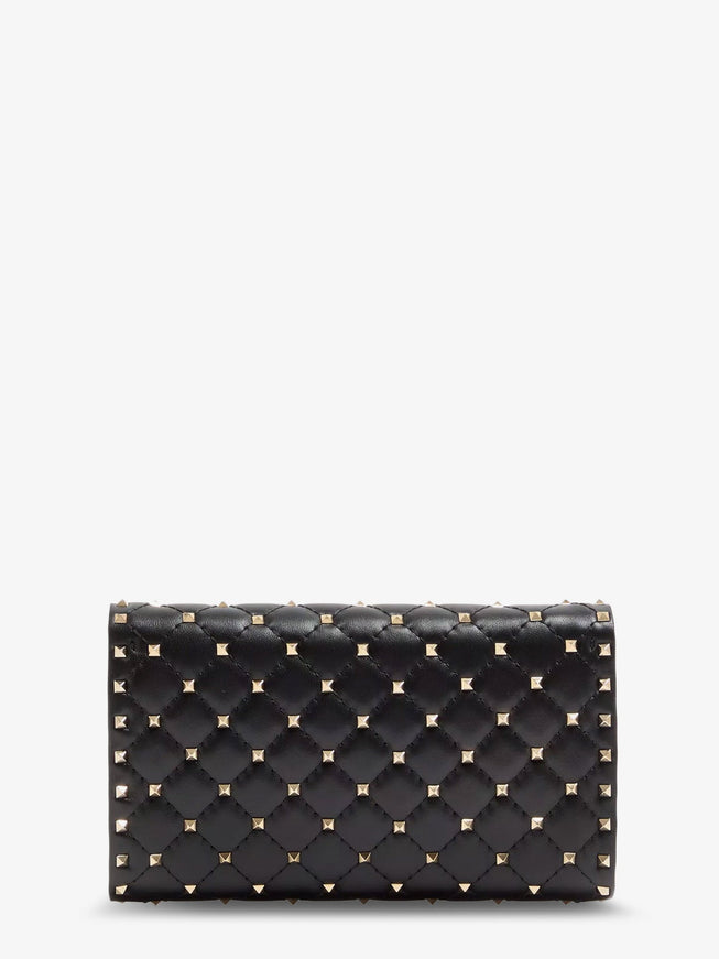 Valentino Garavani Rockstud Spike Leather Crossbody Bag With Iconic All-Over Studs