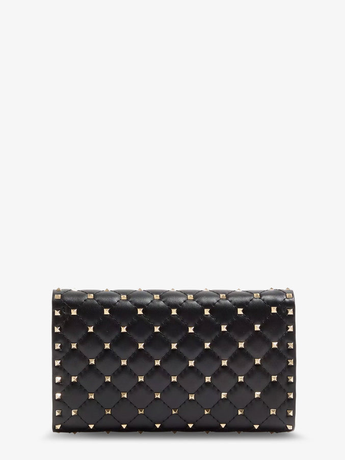 Valentino Garavani Rockstud Spike Leather Crossbody Bag With Iconic All-Over Studs