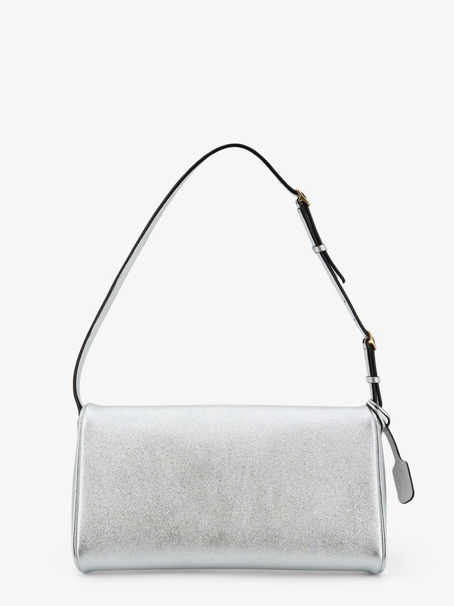 Valentino Garavani Devain Laminated Leather Shoulder Bag