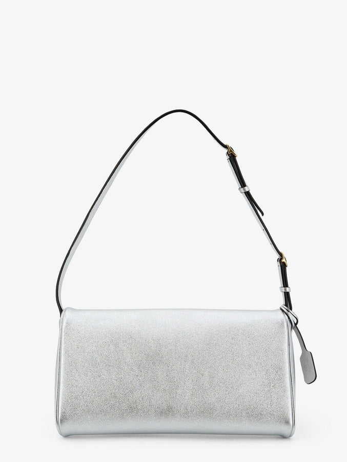 Valentino Garavani Devain Laminated Leather Shoulder Bag
