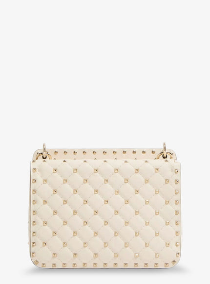 Valentino Garavani Rockstud Spike Leather Crossbody Bag With Iconic All-Over Studs