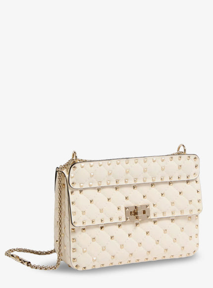 Valentino Garavani Rockstud Spike Leather Crossbody Bag With Iconic All-Over Studs