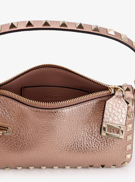 Valentino Garavani Rockstud Laminated Leather Crossbody Bag
