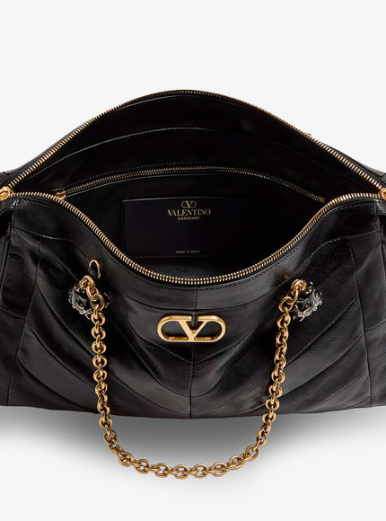 Valentino Garavani Valentino Garavani Panthea Leather Shoulder Bag