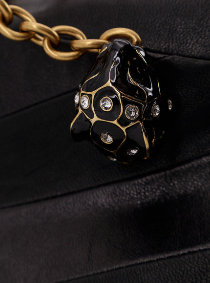 Valentino Garavani Valentino Garavani Panthea Leather Shoulder Bag