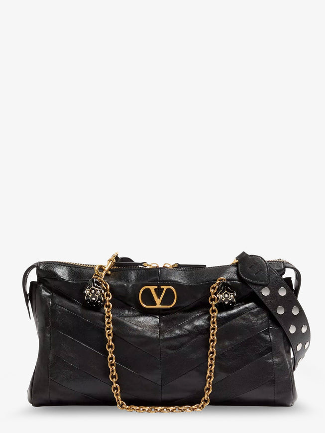 Valentino Garavani Valentino Garavani Panthea Leather Shoulder Bag Uni Nero