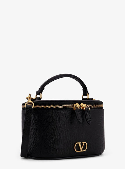 Valentino Garavani Leather Vanity Bag With Vlogo Signature