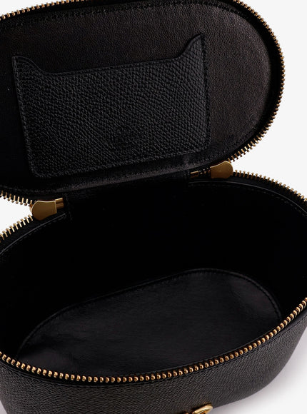Valentino Garavani Leather Vanity Bag With Vlogo Signature